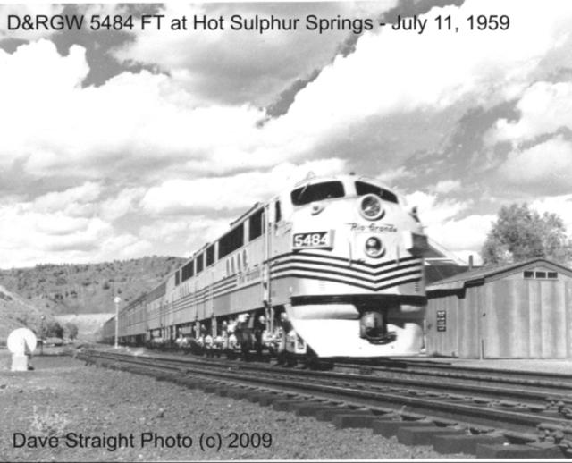 D&RGW 5484 at Hot Sulphur Springs